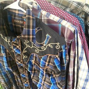 7 Boys Western Long Sleeve Shirts